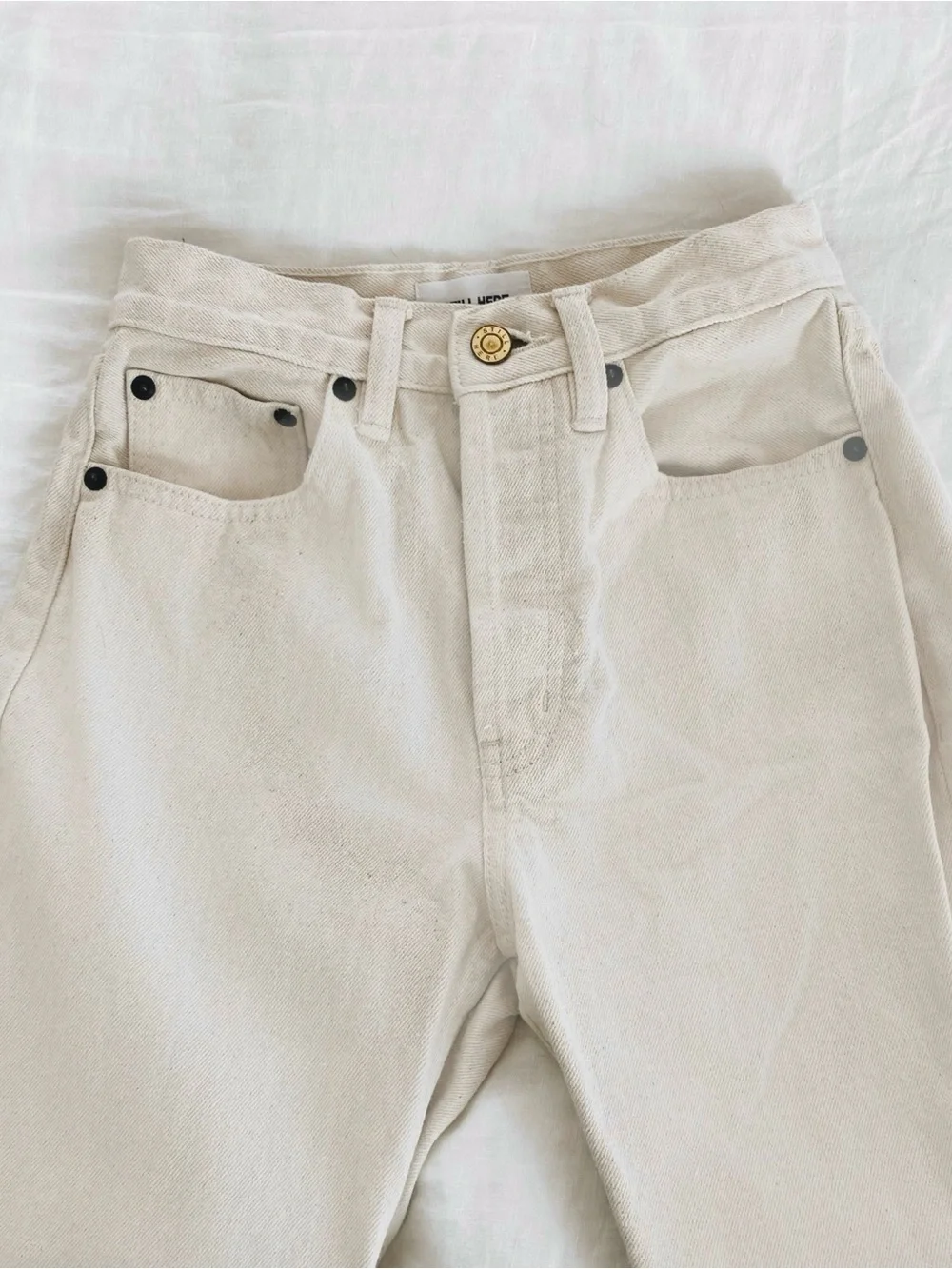 Still Here Tate Jeans in Bone